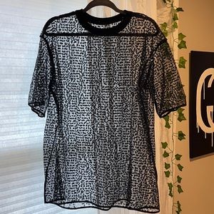 Sequin see through dress